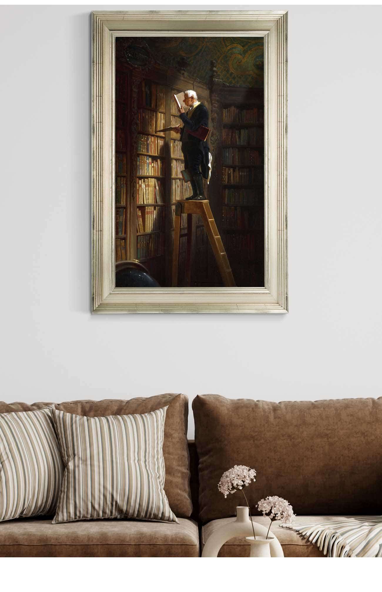 The Bookworm by Carl Spitzweg - Image 5