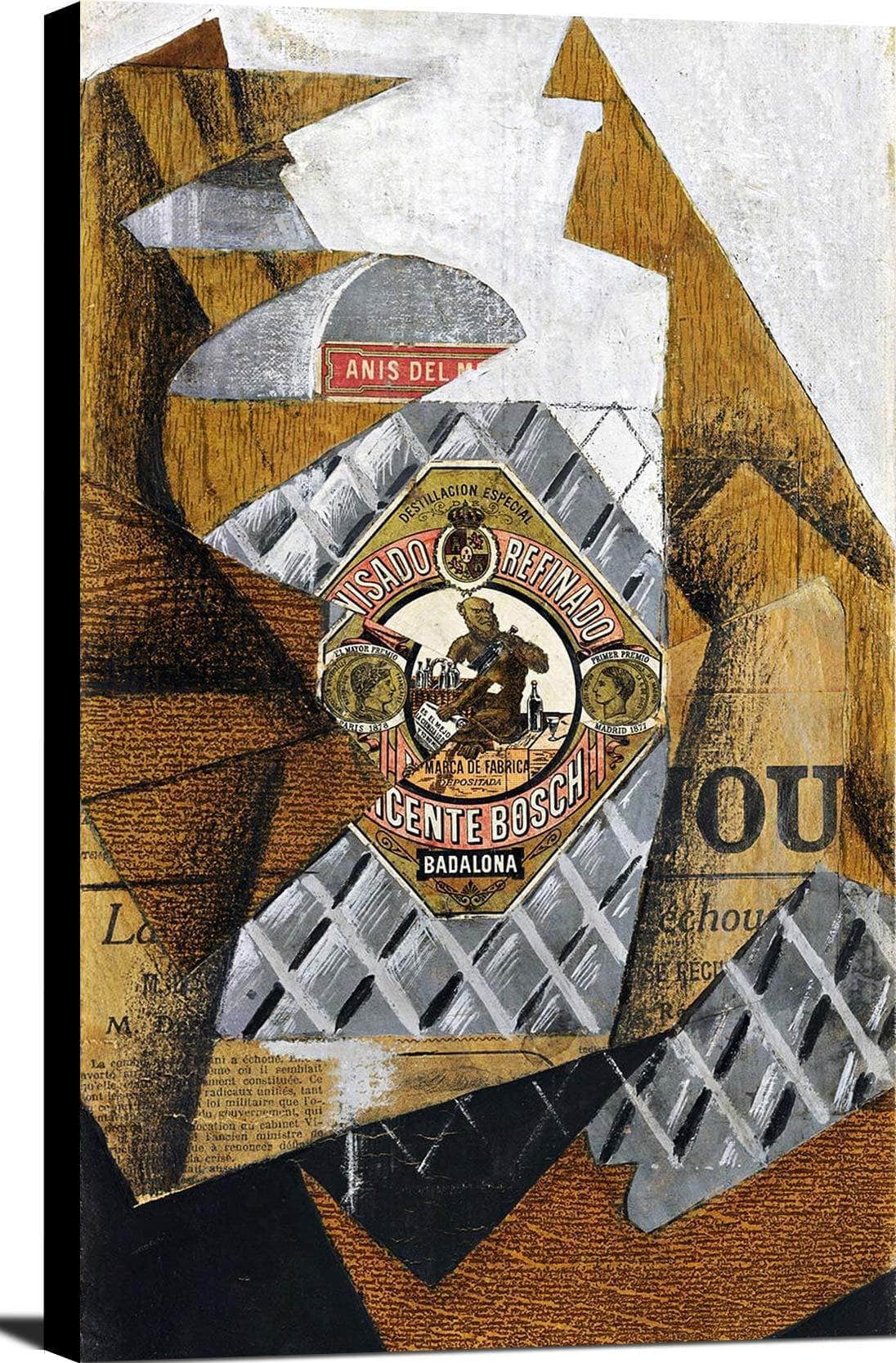 The Bottle Of Anis Del Mono Painting Juan Gris Canvas Art - Image 2