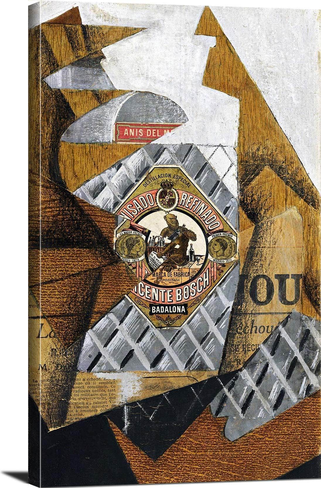 The Bottle Of Anis Del Mono Painting Juan Gris Canvas Art - Image 3