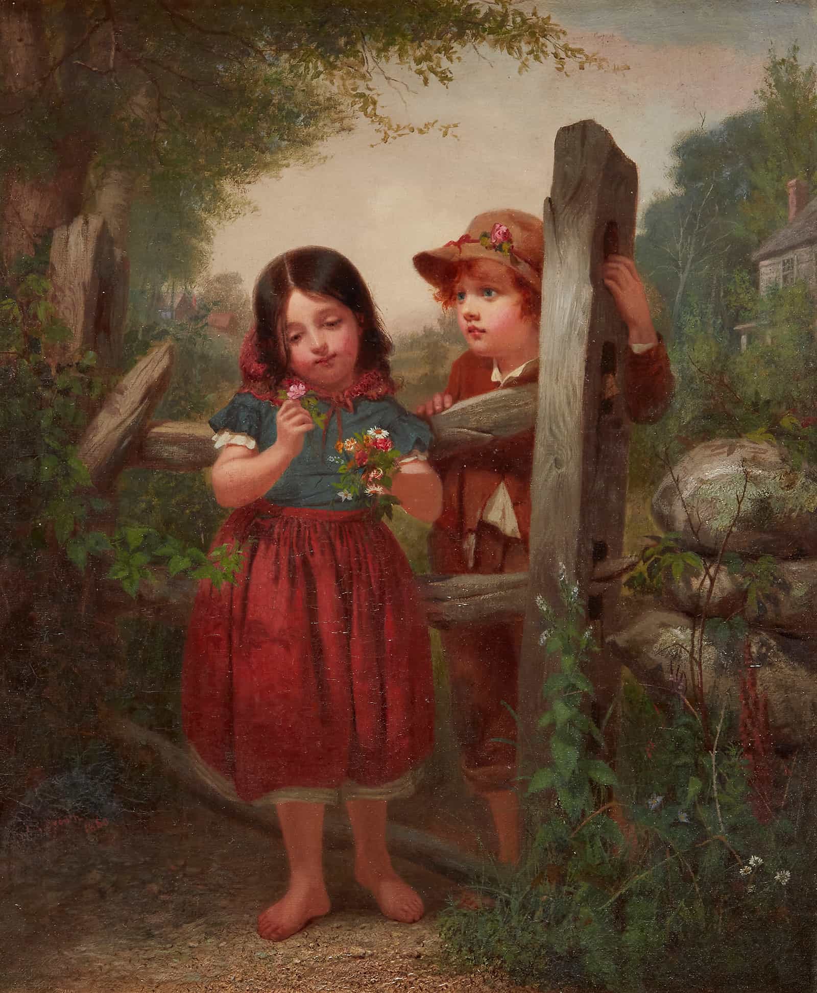 The Bouquet by John George Brown - Image 2