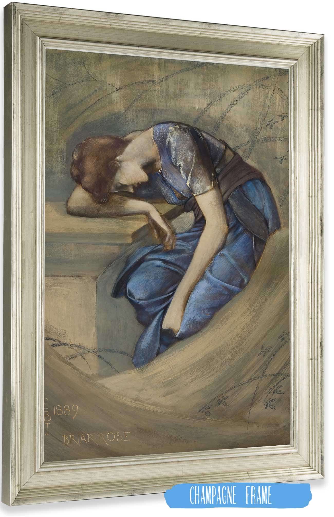The Briar Rose Series Study For The Garden Court by Sir Edward Coley Burne Jones - Image 2