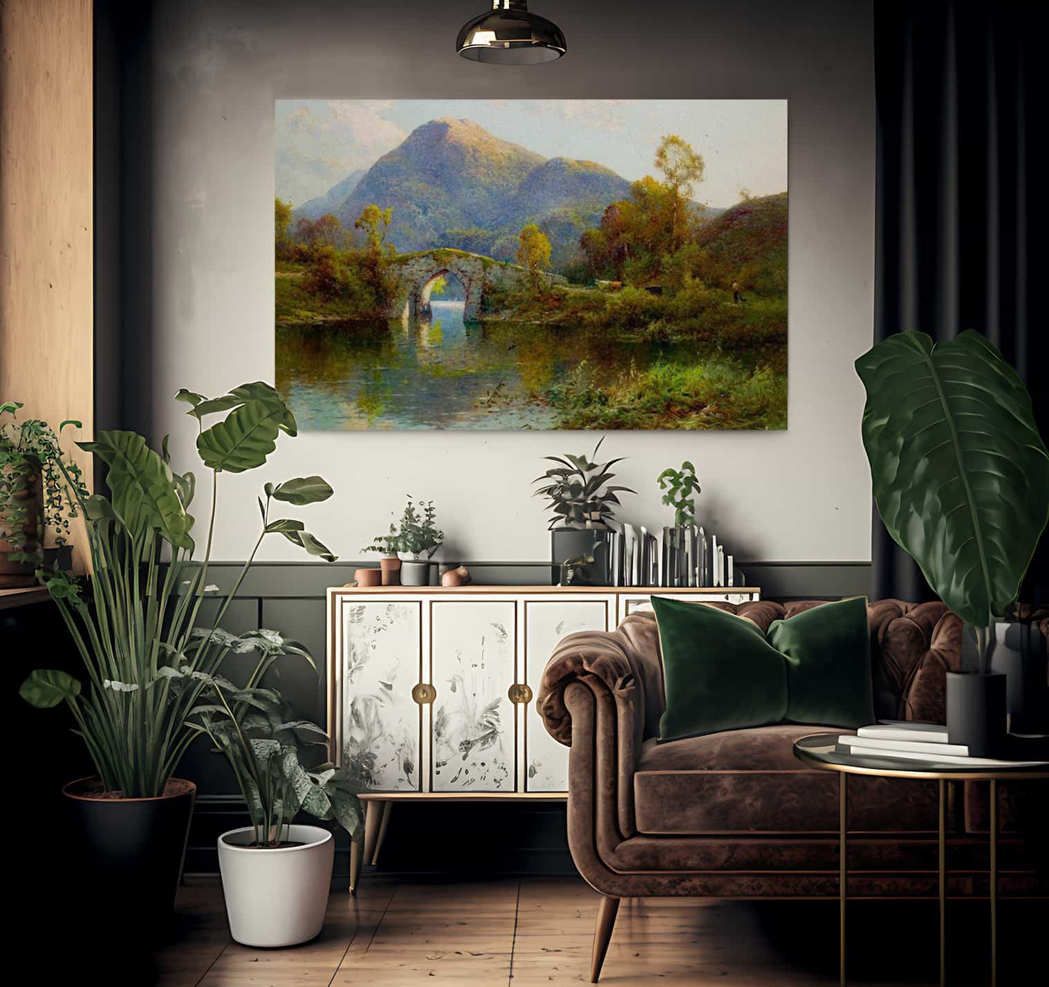 The Brickeen Bridge Killarney By Alfred De Breanski - Image 2