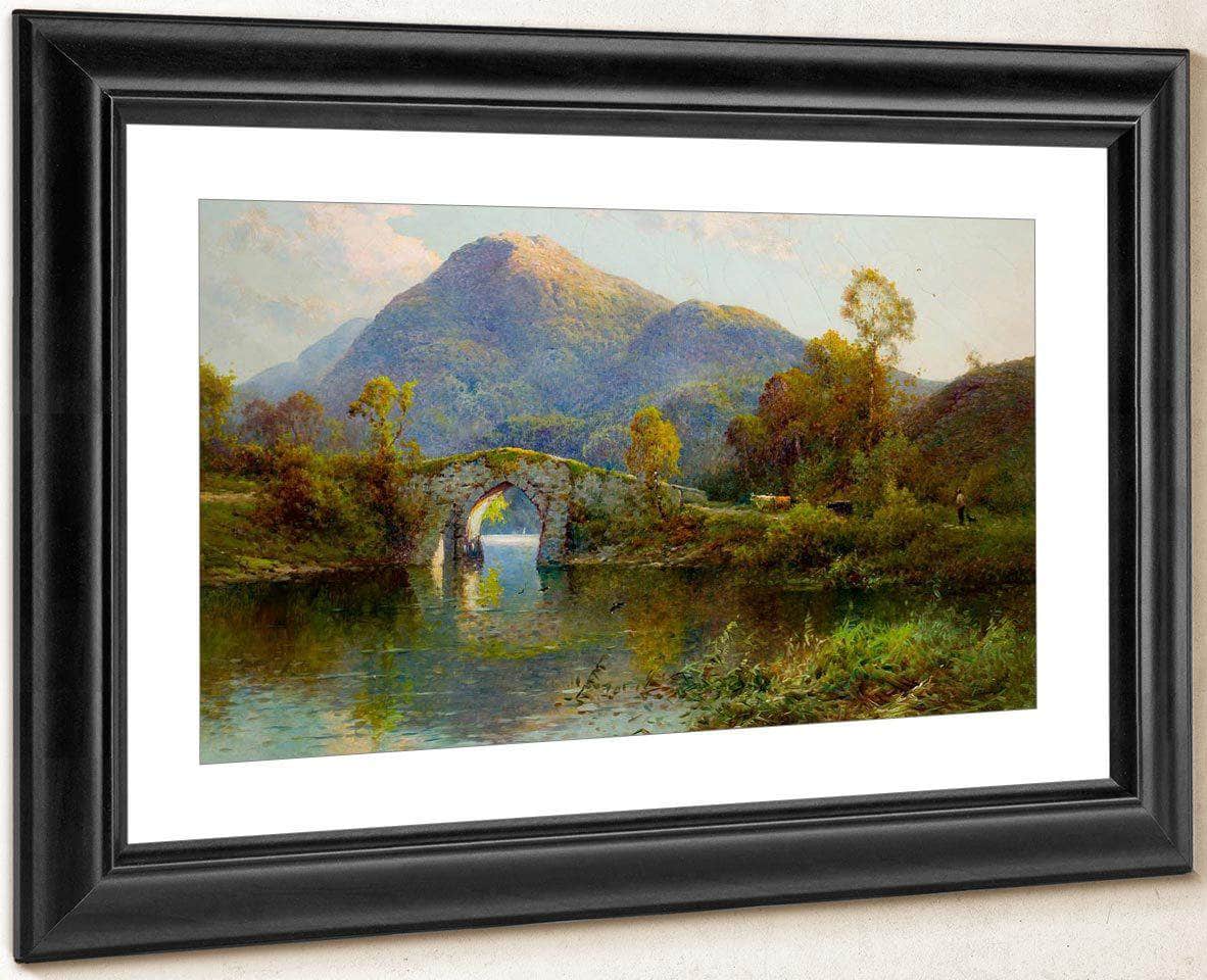 The Brickeen Bridge Killarney By Alfred De Breanski - Image 4