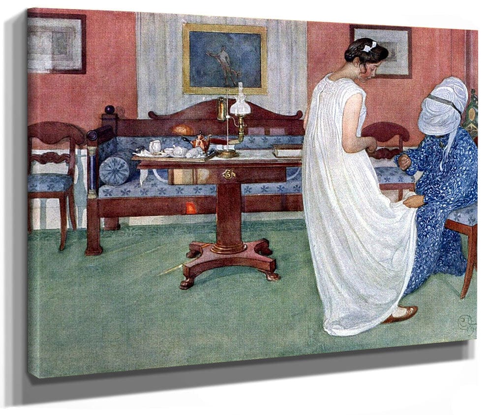 The Bridesmaid By Carl Larsson