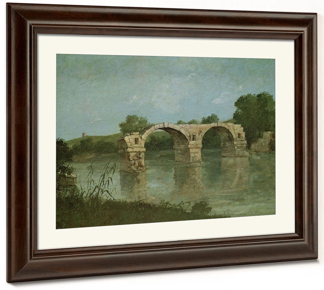 The Bridge At Ambrussum By Jean Desire Gustave Courbet - Image 5