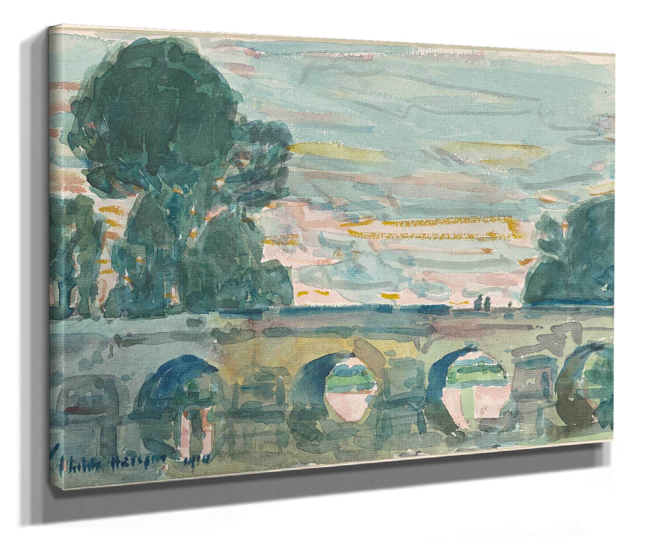 The Bridge At Grez Recto by Childe Hassam - Image 2