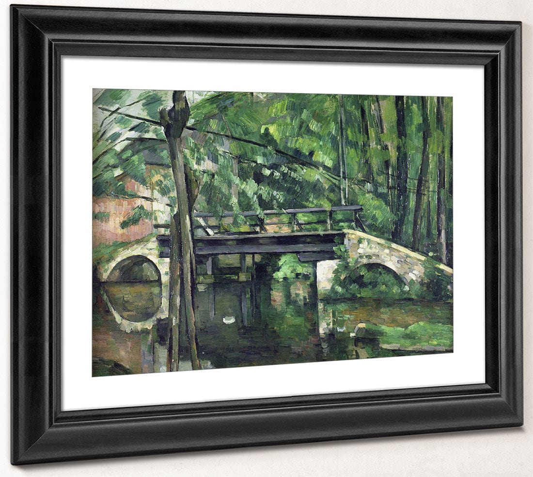 The Bridge At Maincy, Or The Bridge At Mennecy, Or The Little Bridge 1 By Paul Cezanne - Image 2