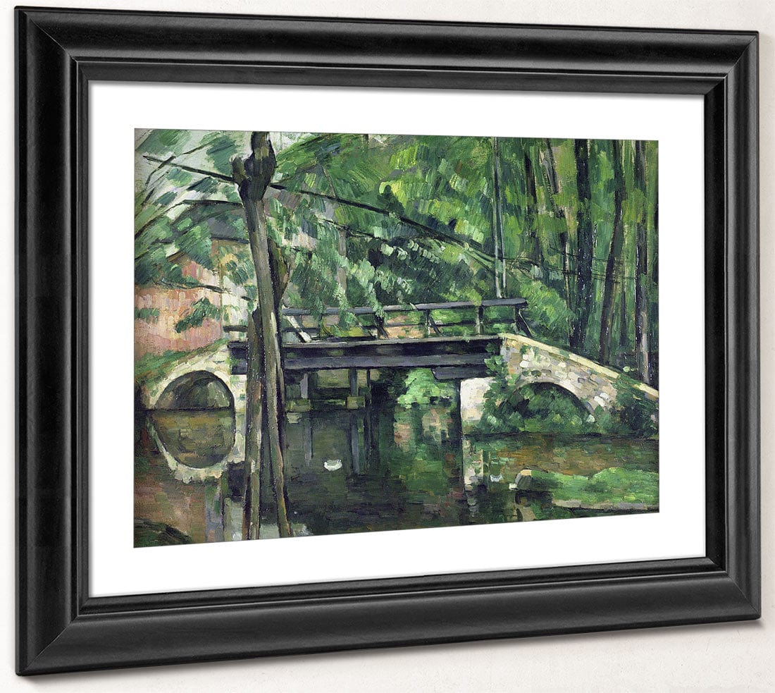 The Bridge At Maincy, Or The Bridge At Mennecy, Or The Little Bridge By Paul Cezanne - Image 2
