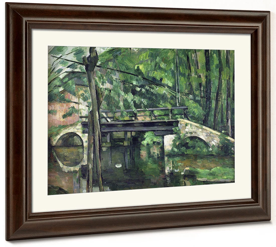 The Bridge At Maincy, Or The Bridge At Mennecy, Or The Little Bridge By Paul Cezanne - Image 3