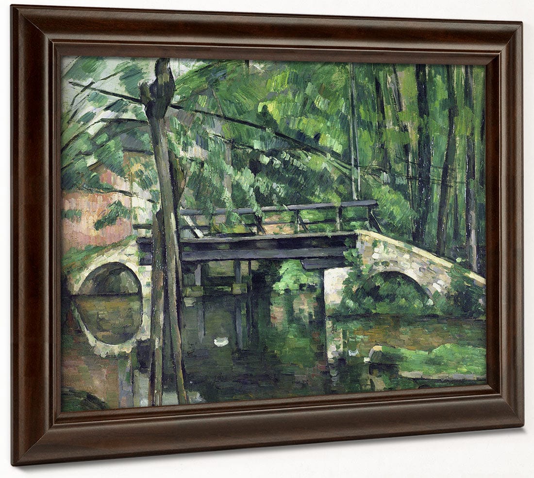 The Bridge At Maincy, Or The Bridge At Mennecy, Or The Little Bridge By Paul Cezanne - Image 4