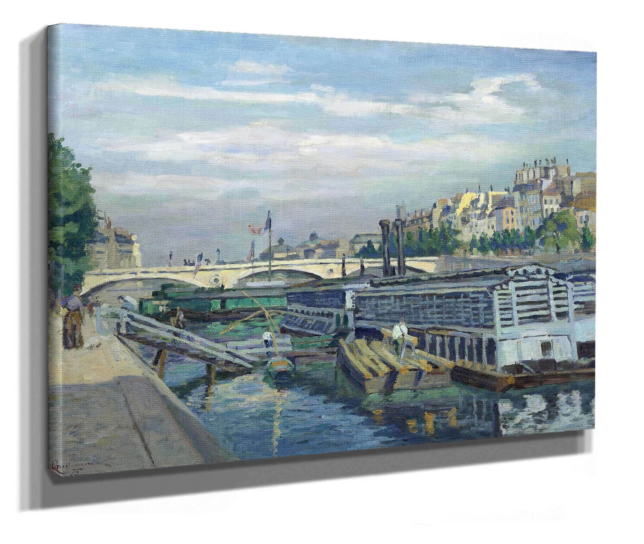 The Bridge Of Louis Philippe by Armand Guillaumin - Image 2