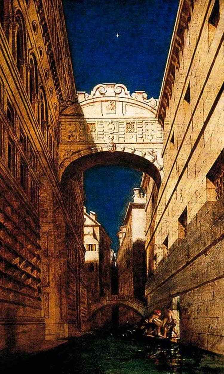 The Bridge Of Sighs By William Etty - Image 6