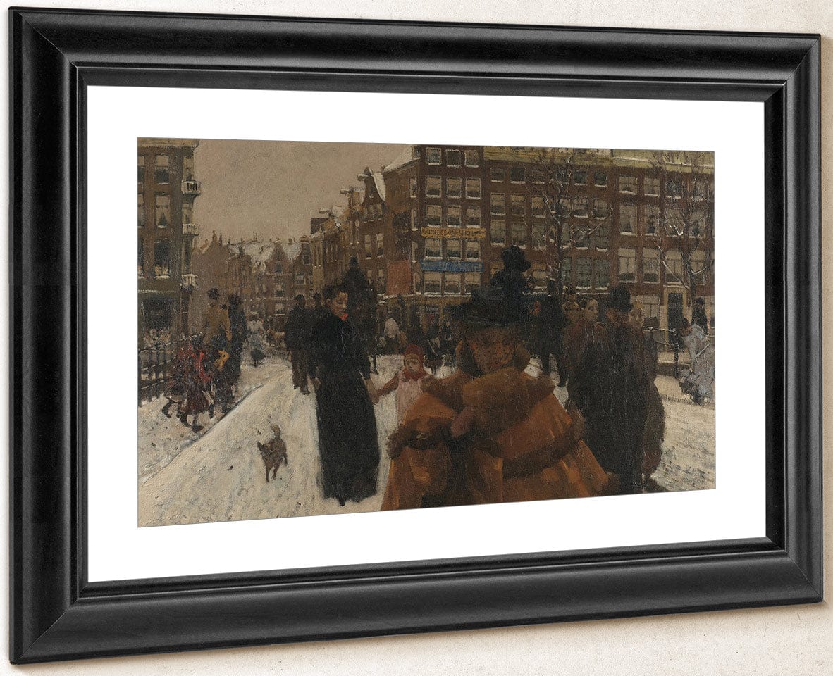 The Bridge Over The Singel At The Paleisstraat Amsterdam By George Hendrik Breitner - Image 4
