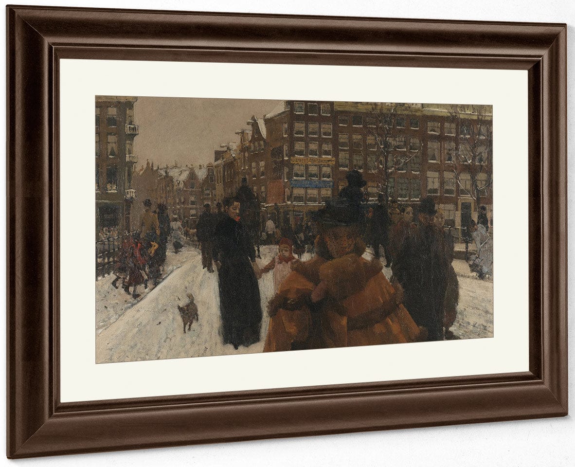 The Bridge Over The Singel At The Paleisstraat Amsterdam By George Hendrik Breitner - Image 5