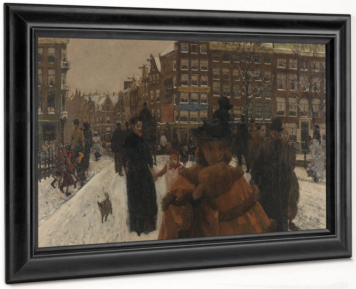 The Bridge Over The Singel At The Paleisstraat Amsterdam By George Hendrik Breitner - Image 8