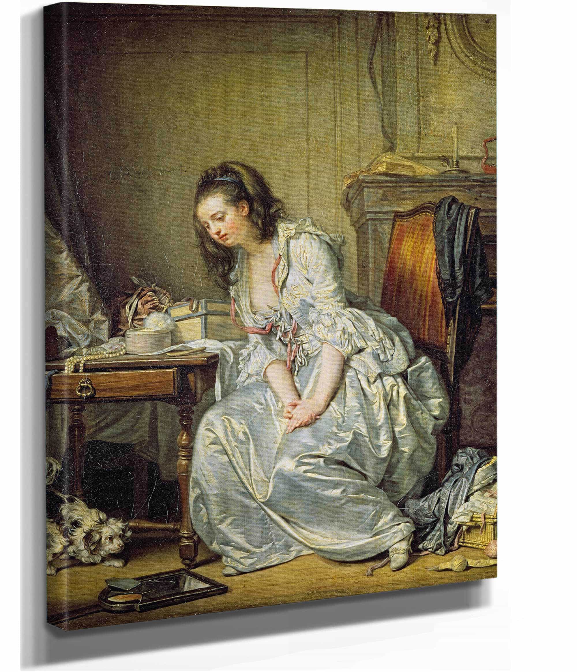 The Broken Mirror by Jean Baptiste Greuze