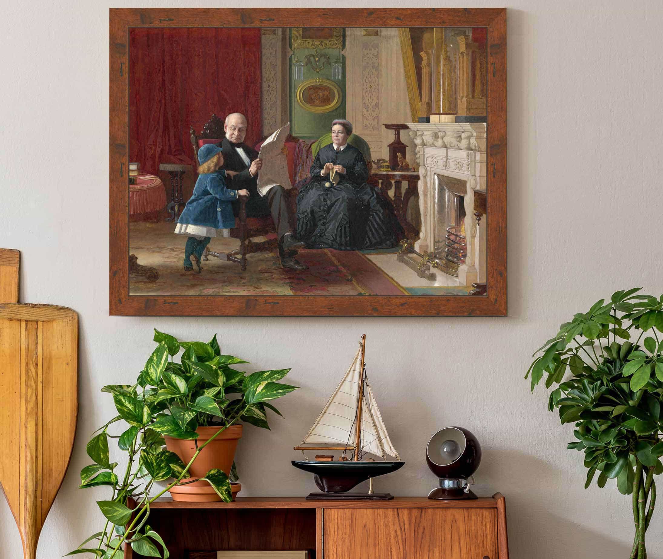 The Brown Family by Eastman Johnson - Image 3