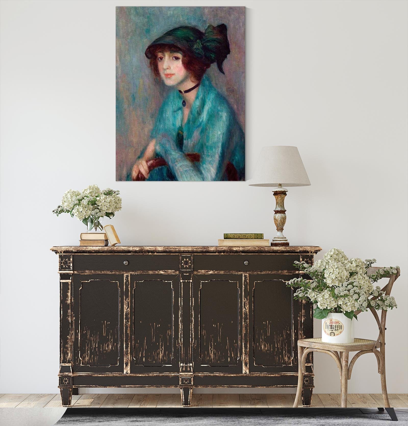 The Brunette by William James Glackens - Image 4