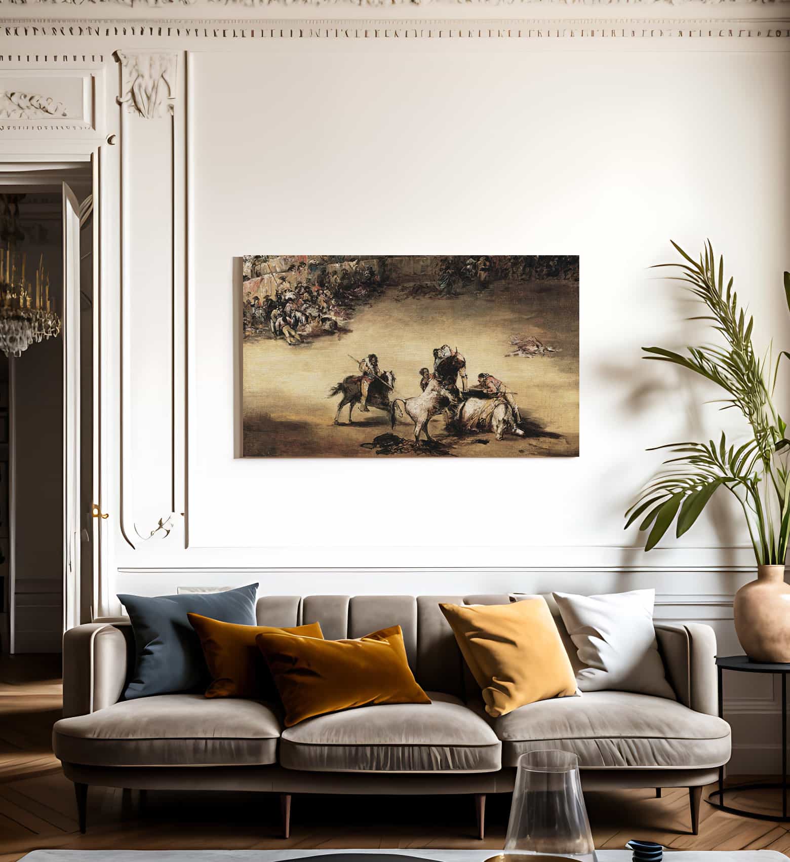 The Bullfight By Francisco De Goya - Image 3