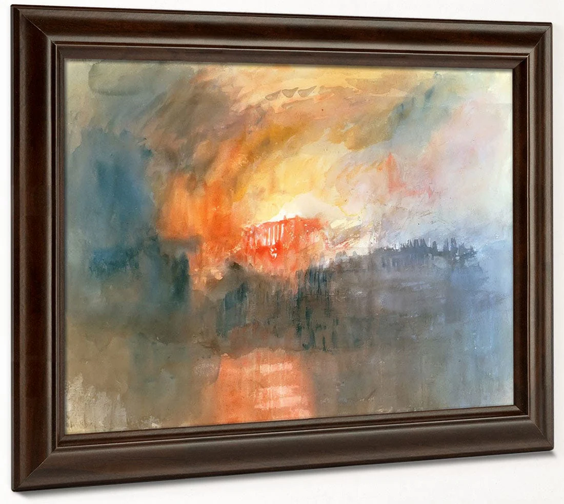 The Burning Of The Houses Of Lords And Commons Sketchbook By Jwm Turner - Image 6