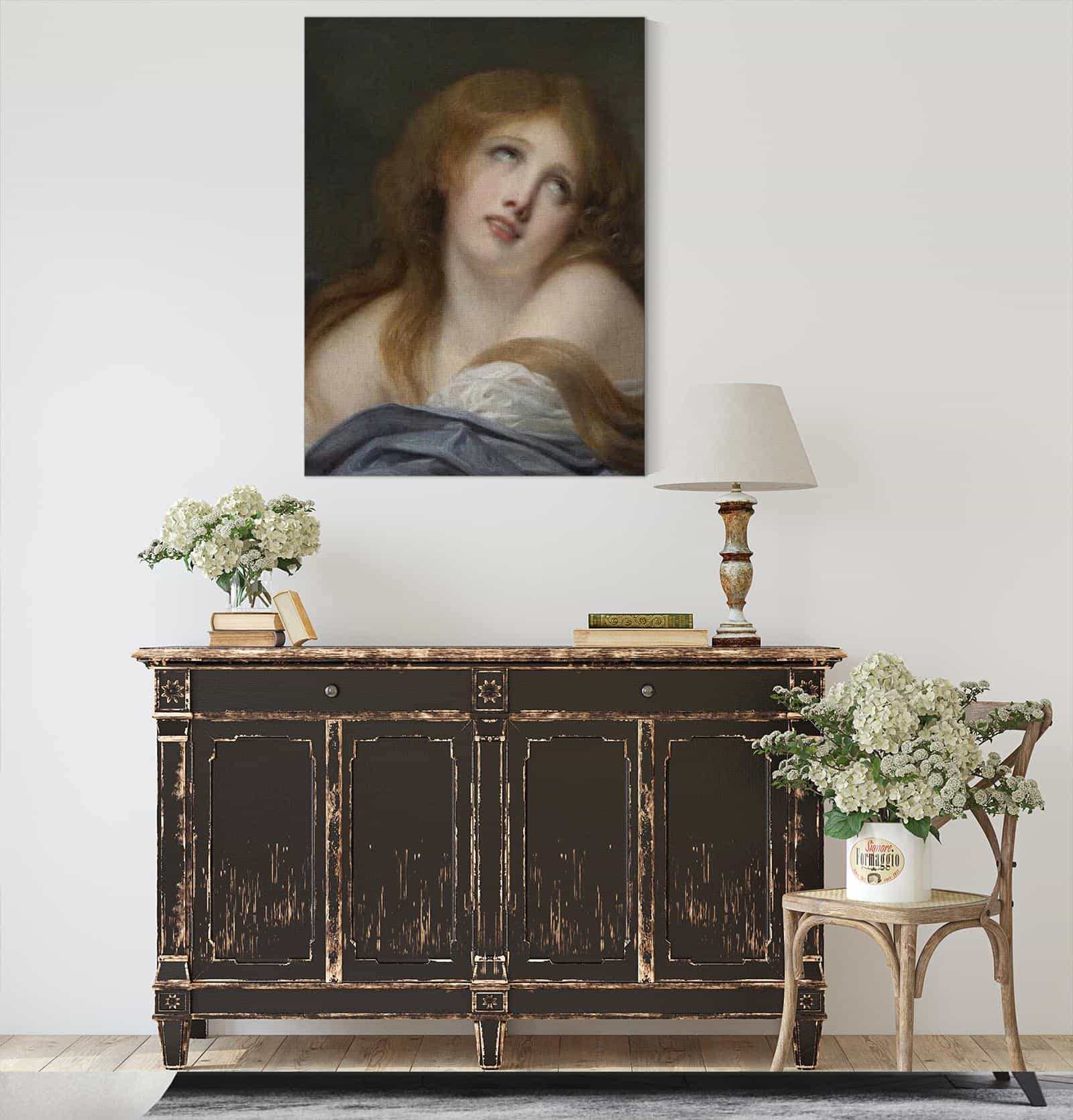 The Bust Of A Young Girl Called Virginie by Jean Baptiste Greuze - Image 4