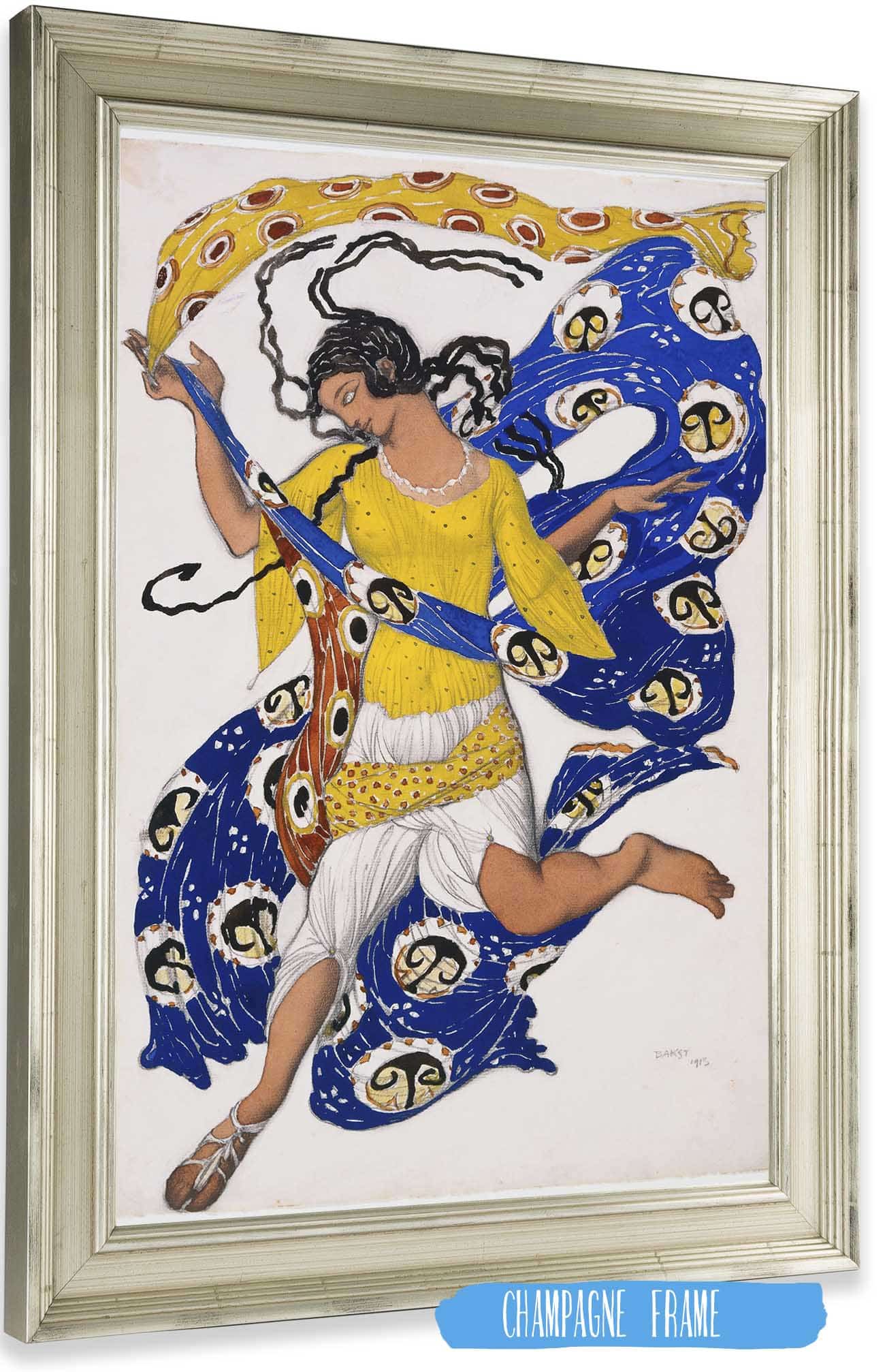 The Butterfly Costume Design For Anna Pavlova by Leon Bakst