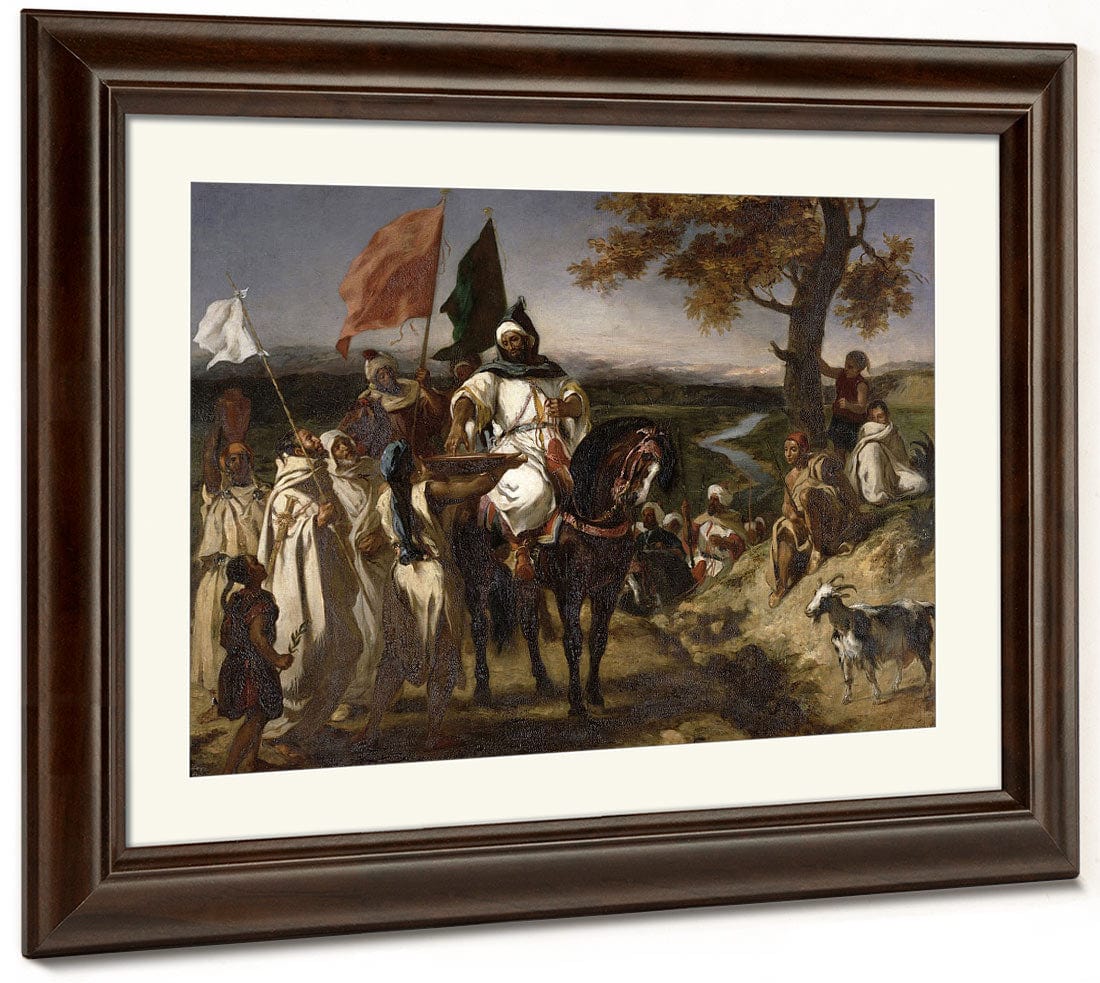 The Caid, Moroccan Chief By Ferdinand Victor Eugene Delacroix - Image 3