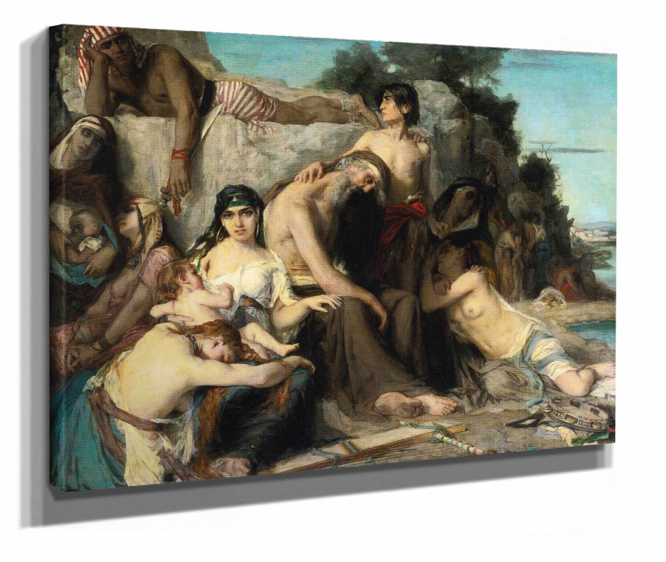 The Captivity Of The Jews In Babylon by Leon Francois Comerre - Image 2