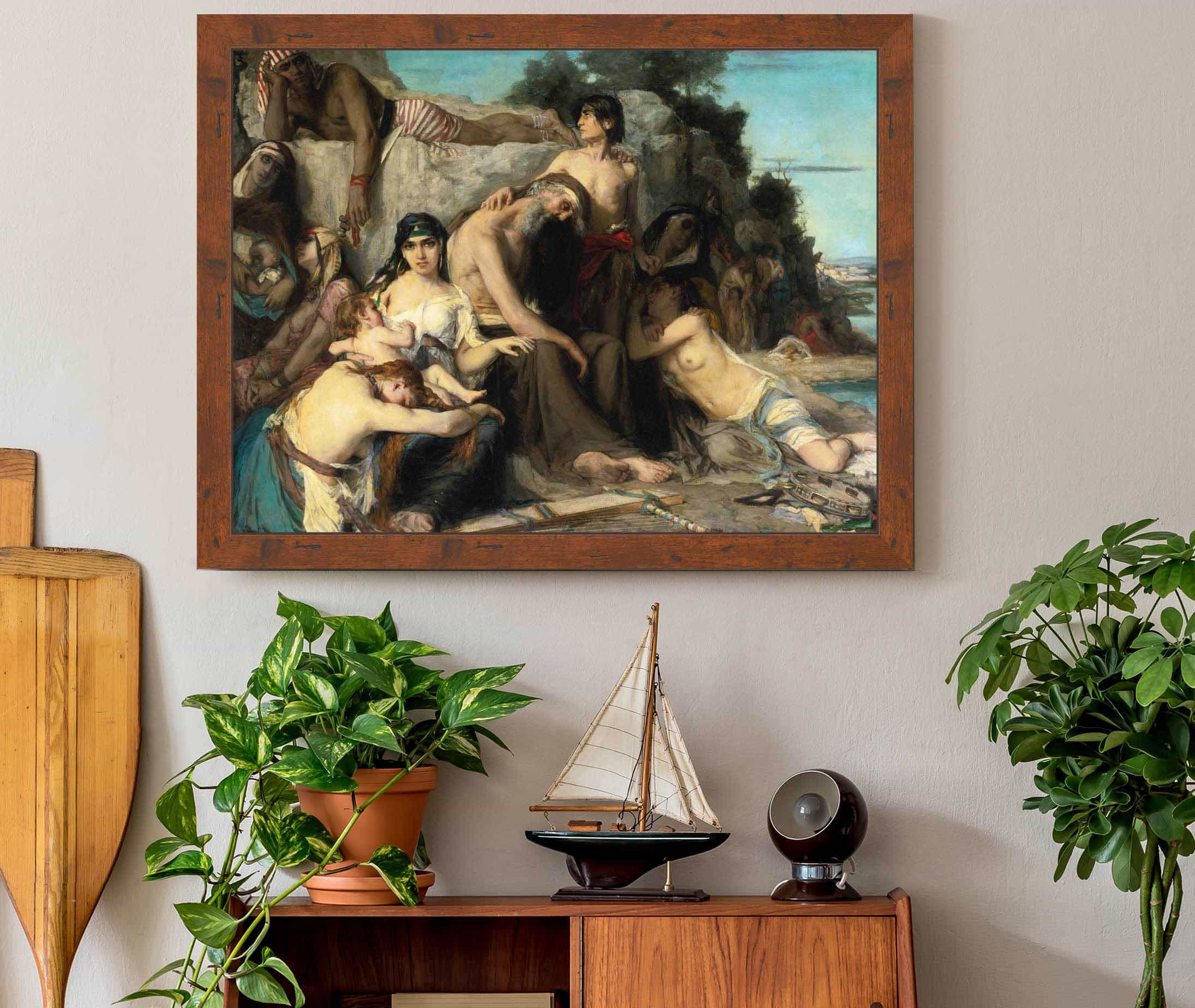 The Captivity Of The Jews In Babylon by Leon Francois Comerre - Image 3