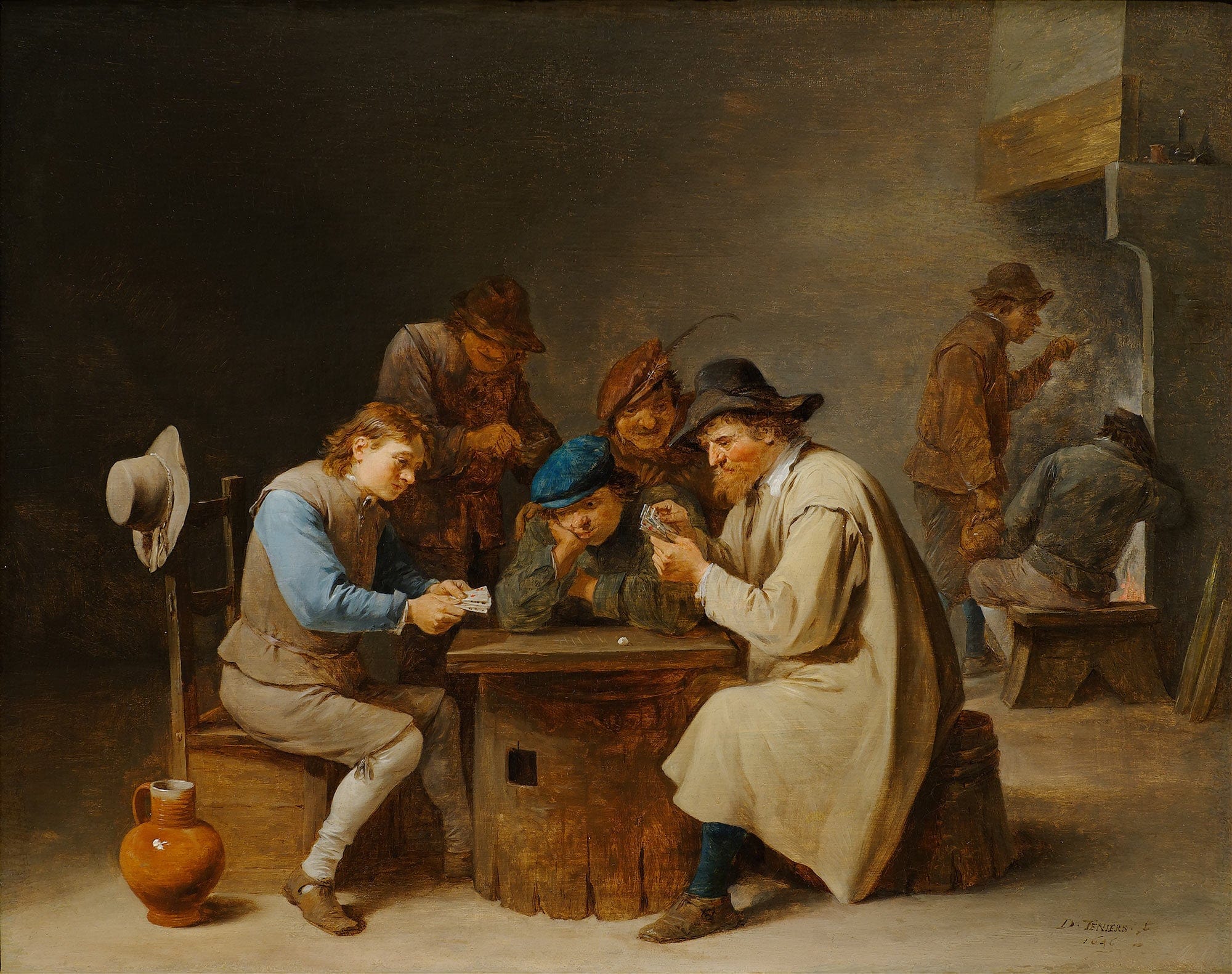 The Card Players by David Teniers The Younger - Image 2