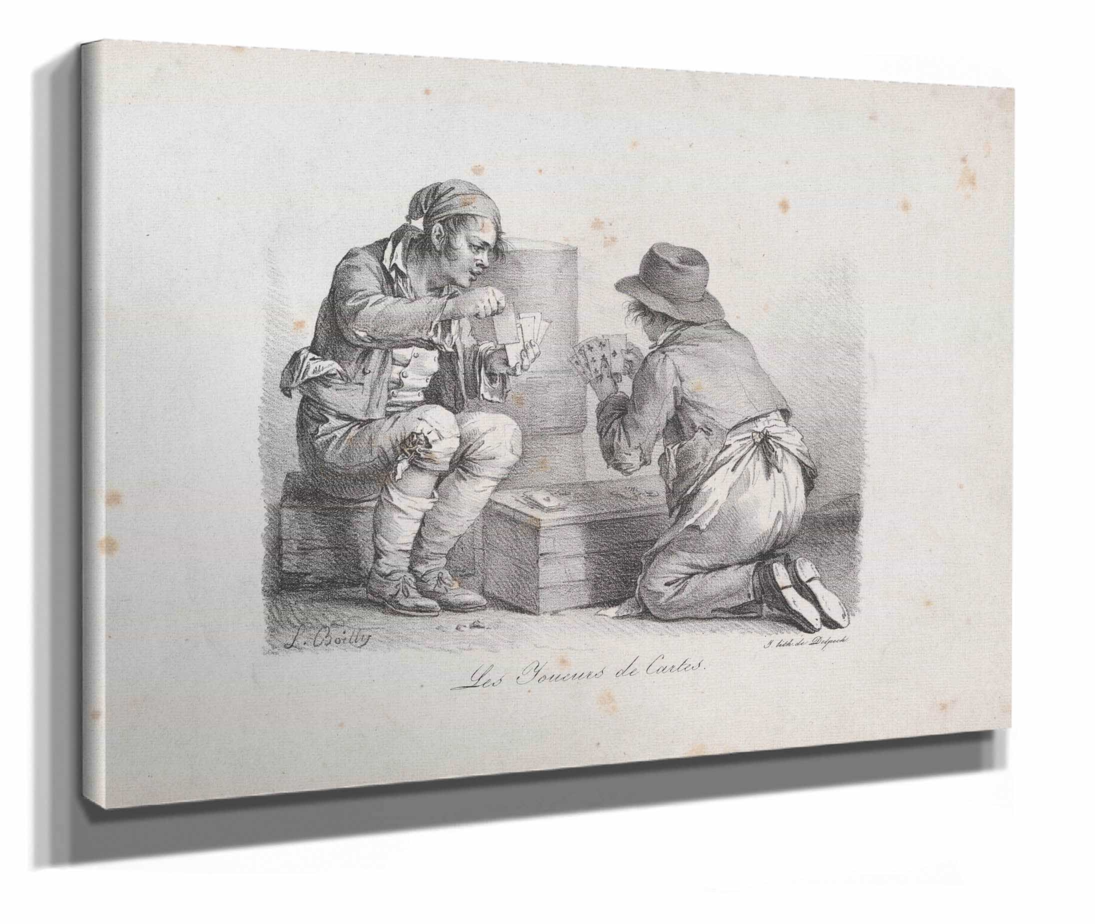 The Card Players by Louis Leopold Boilly - Image 2