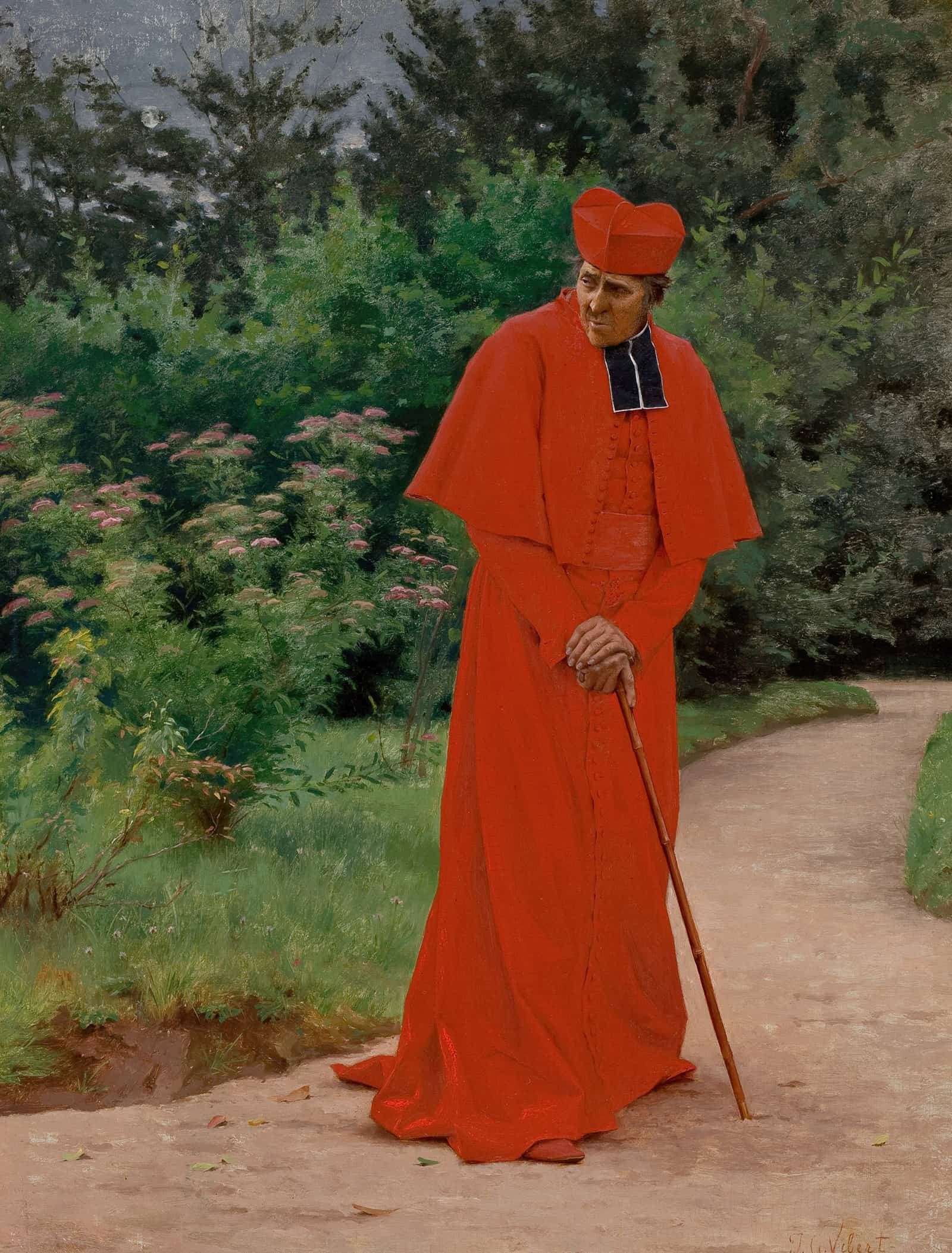 The Cardinal by Jehan Georges Vibert - Image 4