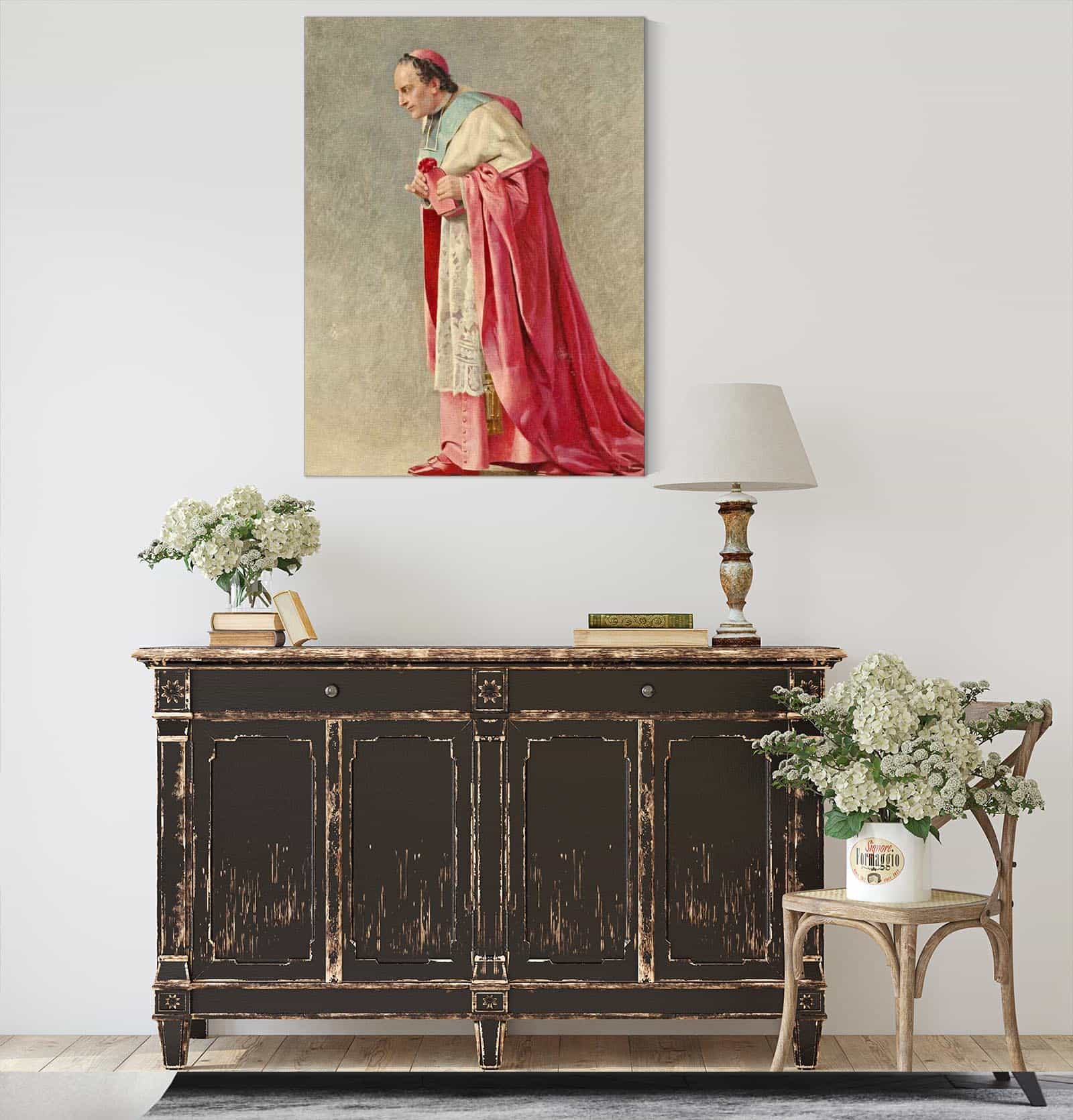 The Cardinal by Jehan Georges Vibert - Image 7