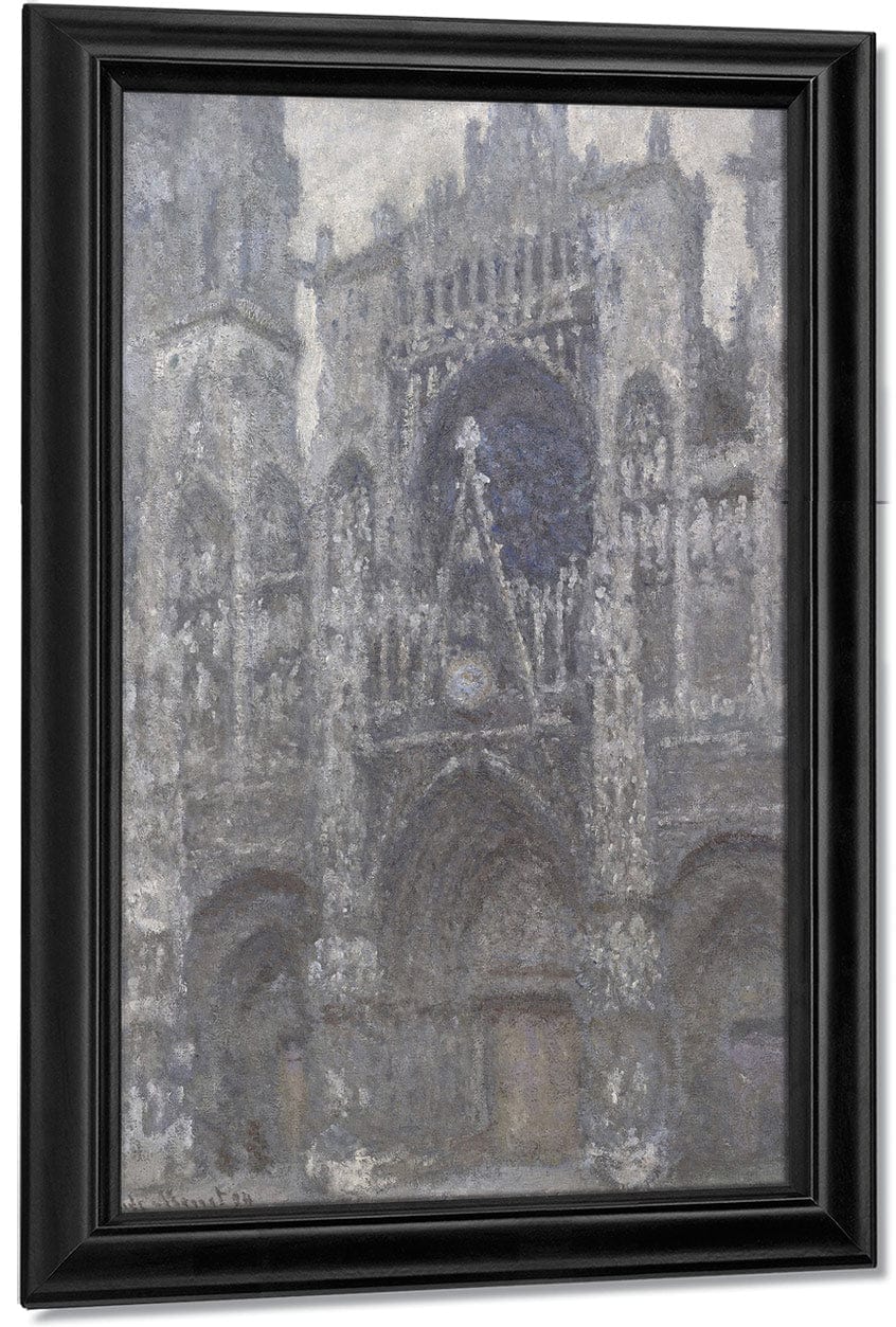 The Cathedral In Rouen. The Portal, Grey Weather By Claude Monet - Image 6
