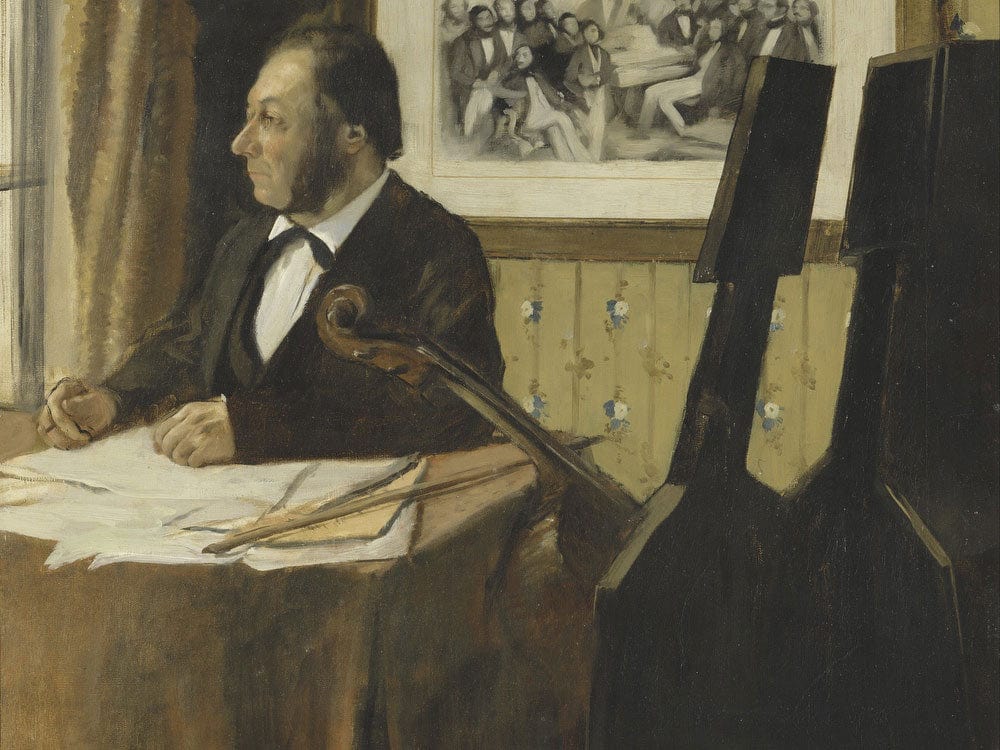 The Cellist Pilet By Edgar Degas - Image 7