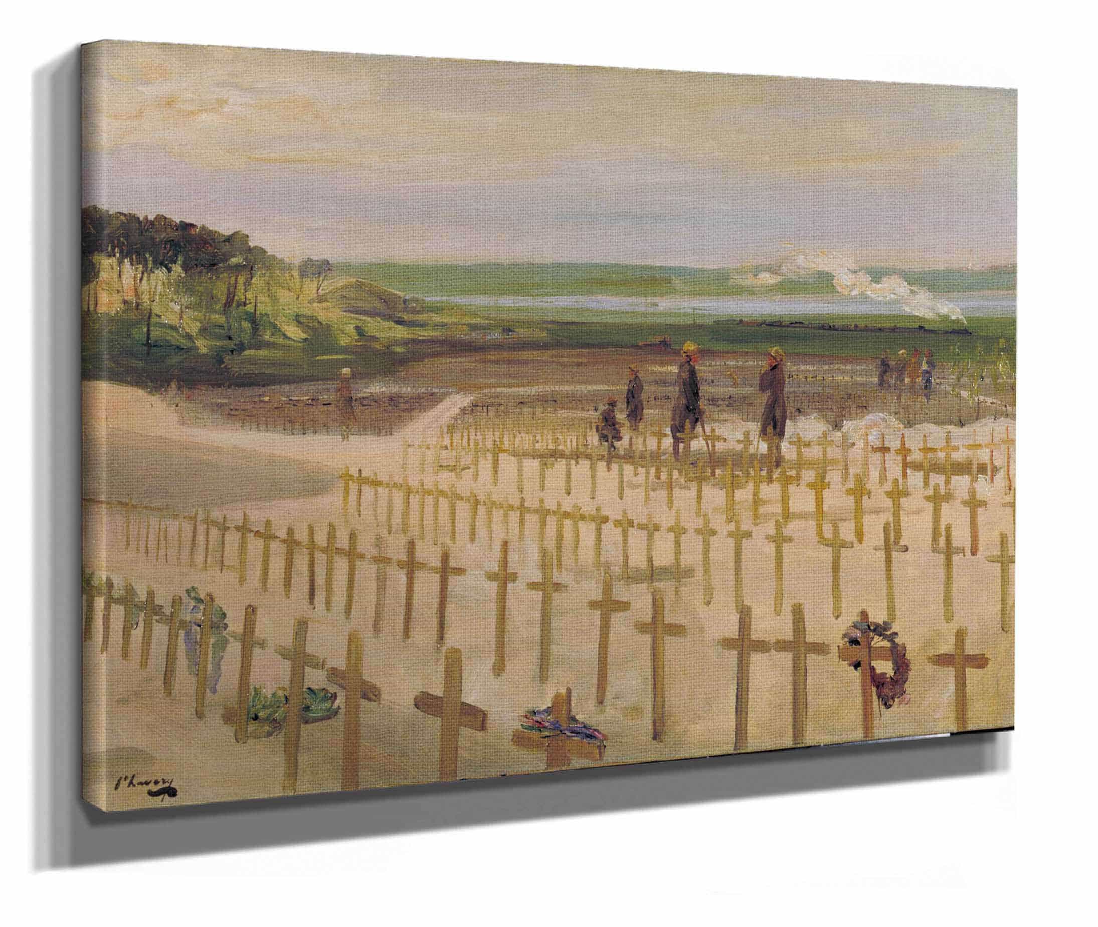 The Cemetery Etaples by Sir John Lavery - Image 2