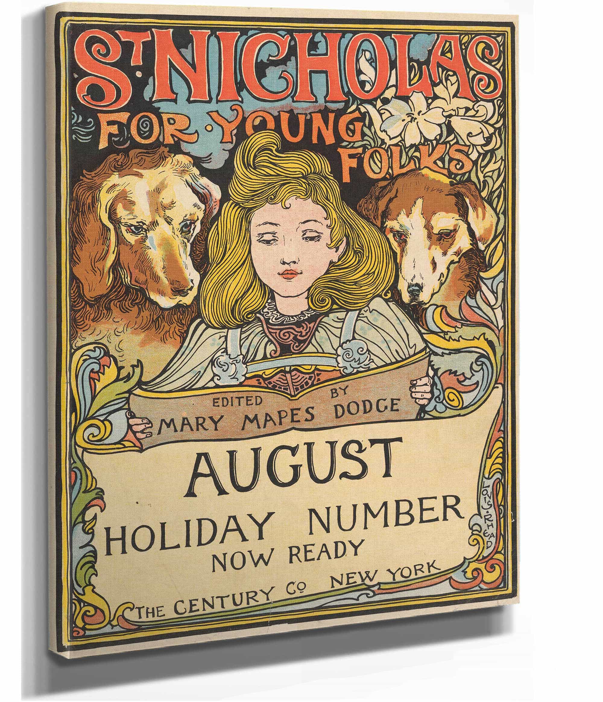 The Century Holiday Number St Nicholas For Young Folks August by Louis Rhead - Image 2