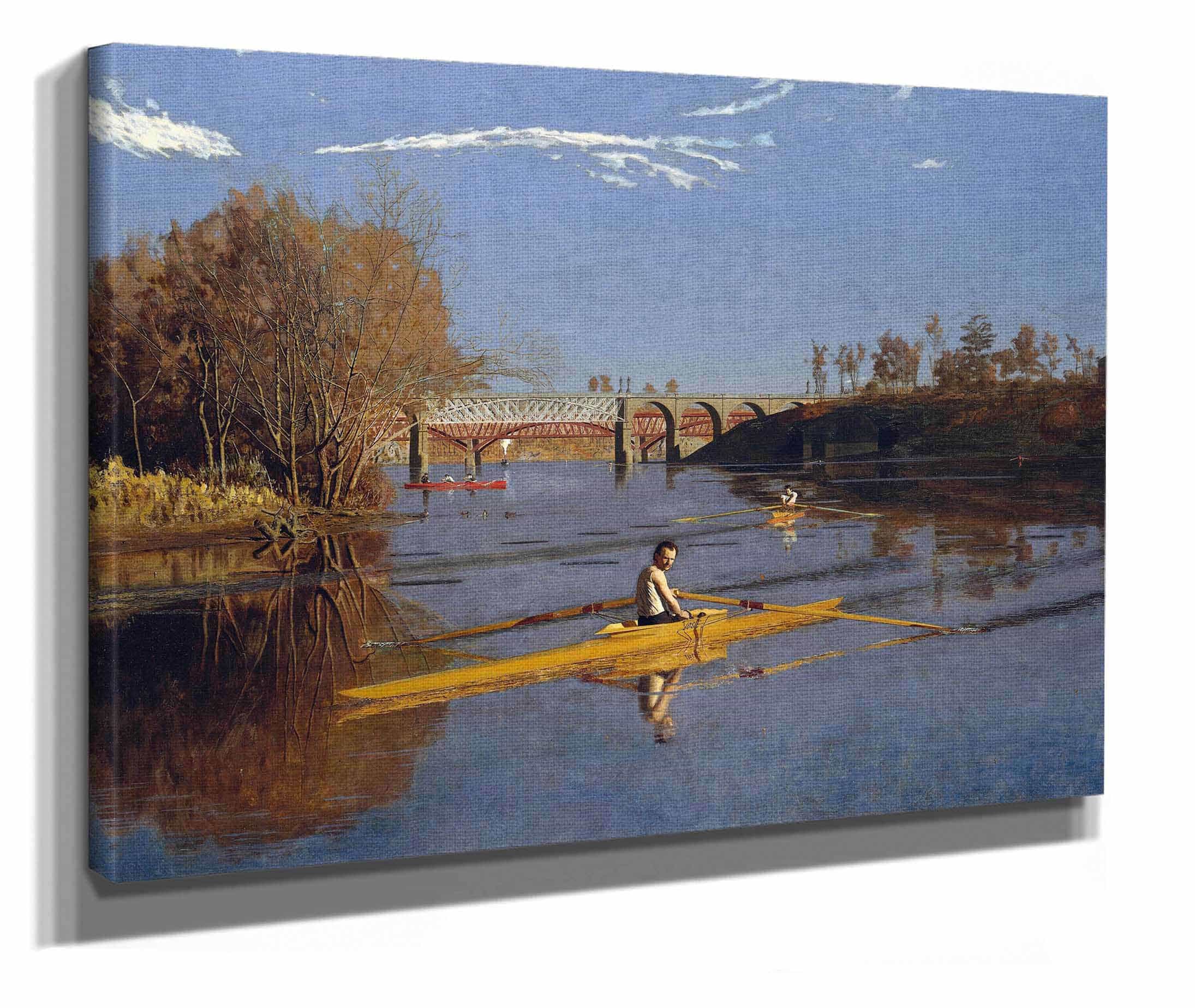 The Champion Single Sculls Max Schmitt In A Single Scull by Thomas Eakins - Image 2