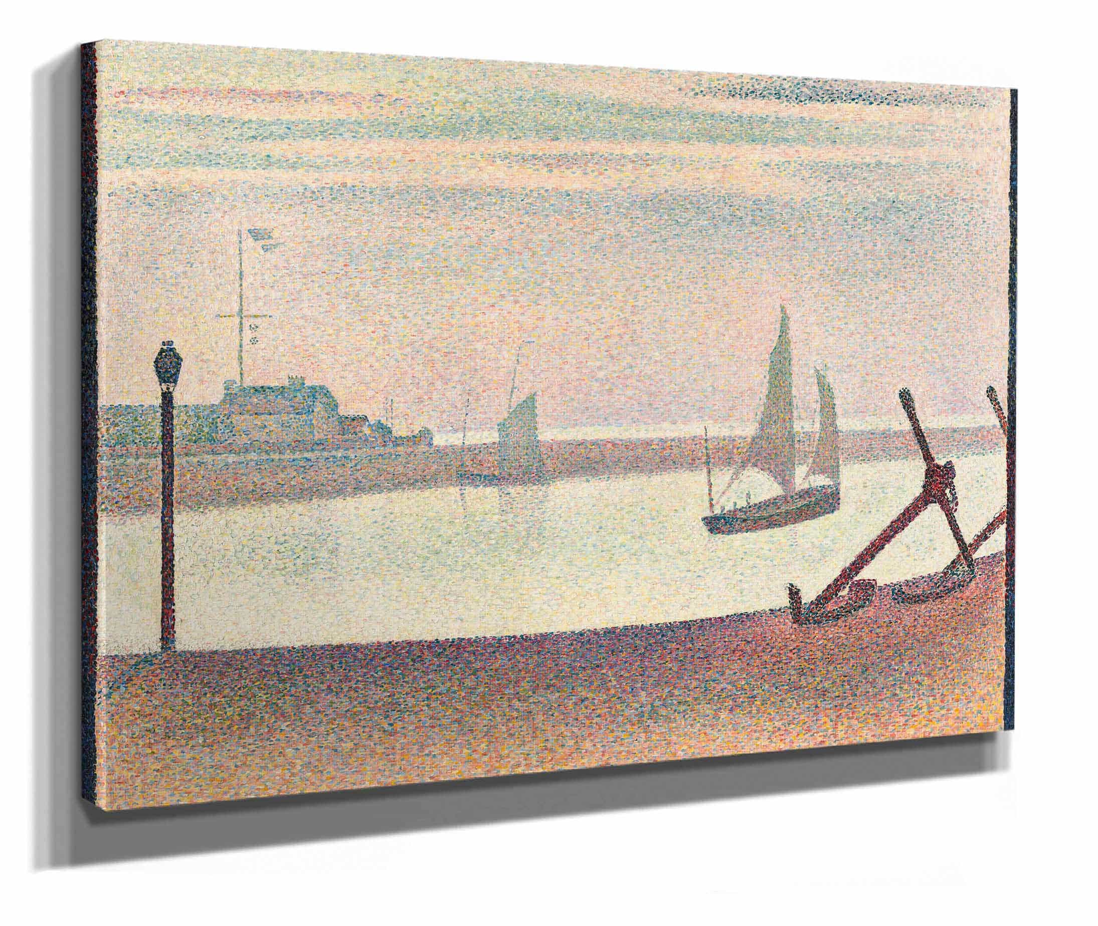 The Channel At Gravelines Evening by Georges Seurat - Image 2