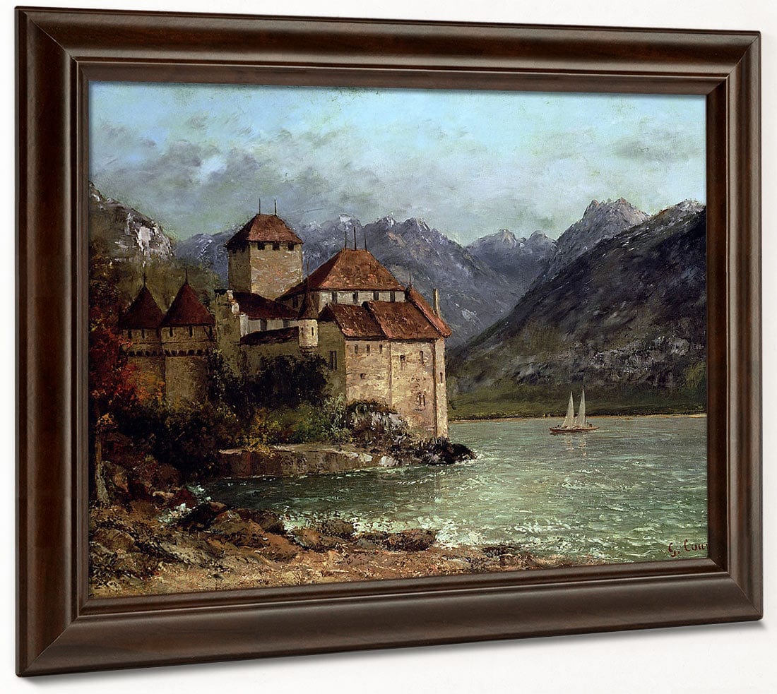 The Chateau De Chillon By Jean Desire Gustave Courbet - Image 6