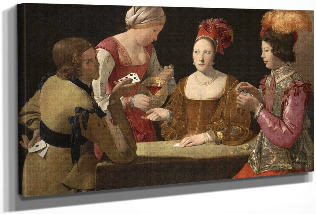 The Cheat With The Ace Of Clubs 1634 Copy By Georges De La Tour