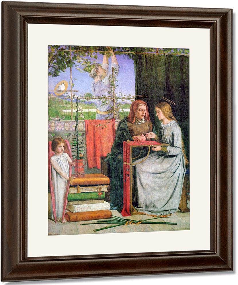 The Childhood Of Mary Virgin 1849 83 2X65 4Cm Tate Britain By Dante Gabriel Rossetti - Image 4