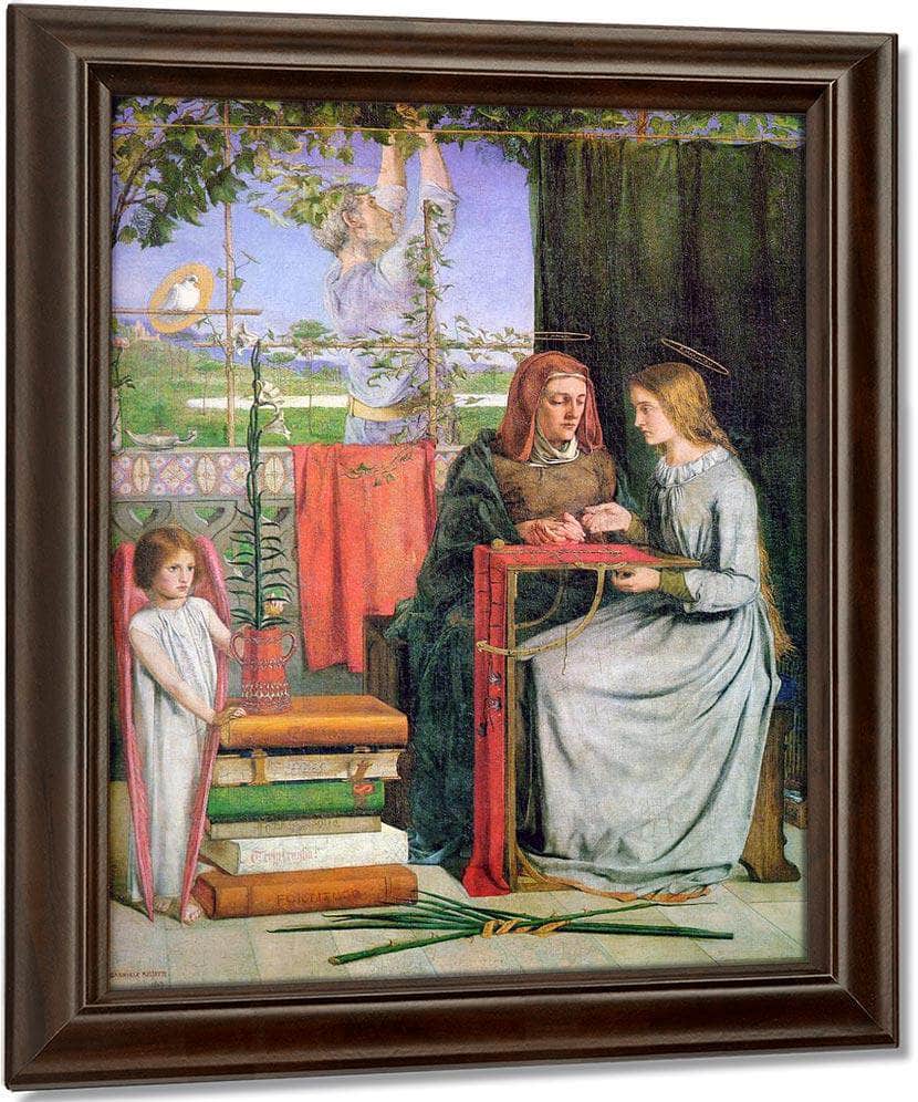 The Childhood Of Mary Virgin 1849 83 2X65 4Cm Tate Britain By Dante Gabriel Rossetti - Image 5