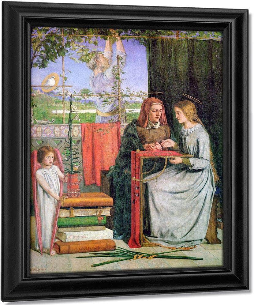 The Childhood Of Mary Virgin 1849 83 2X65 4Cm Tate Britain By Dante Gabriel Rossetti - Image 7