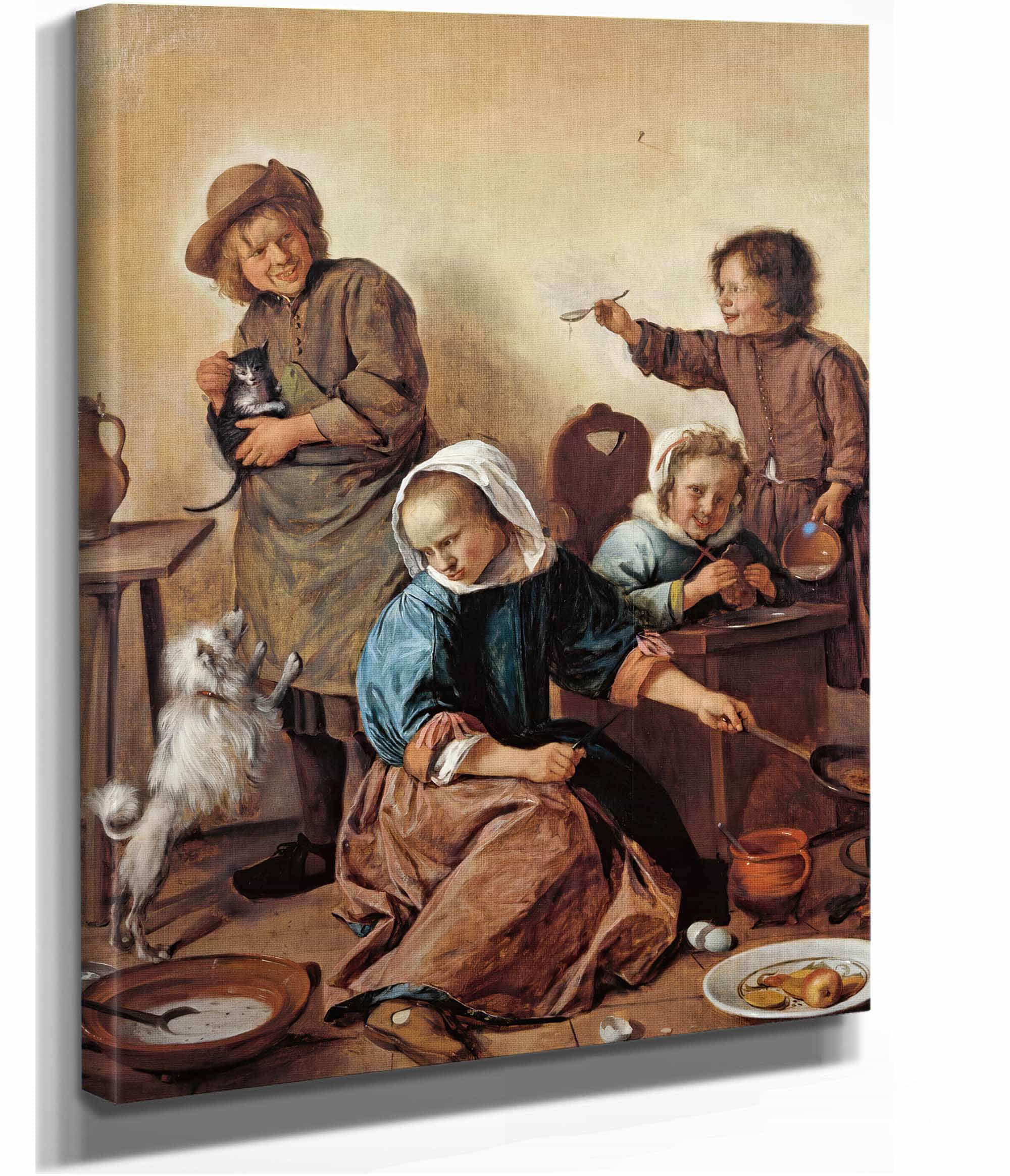 The Childrens Meal C by Jan Steen - Image 2