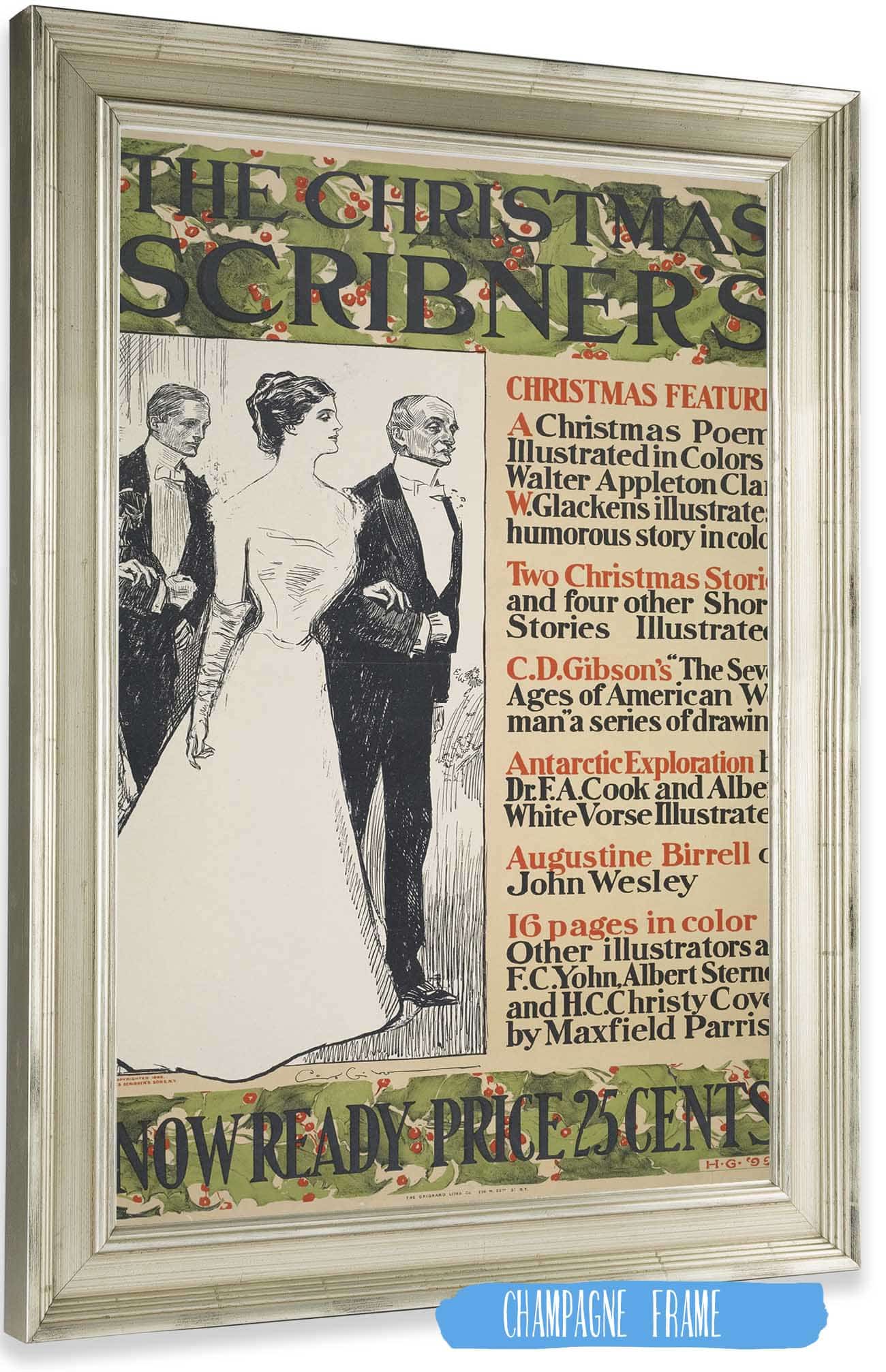 The Christmas Scribners by Charles Dana Gibson