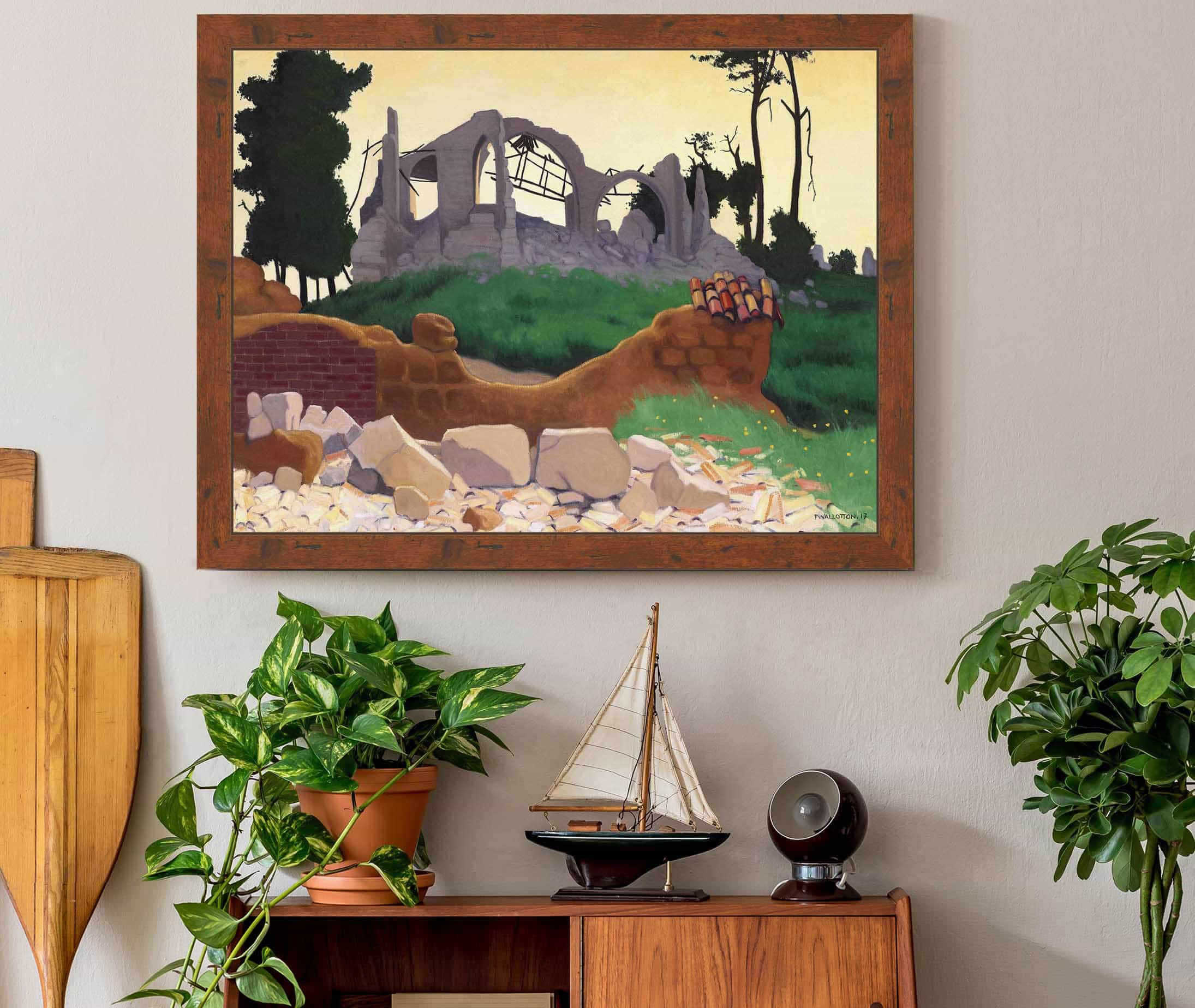 The Church Of Souain by Felix Vallotton - Image 3