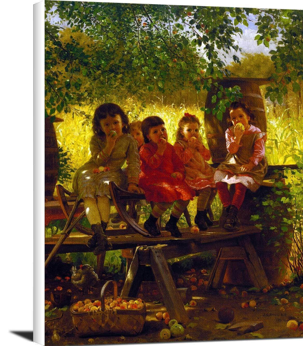The Cider Mill Painting John George Brown Canvas Art