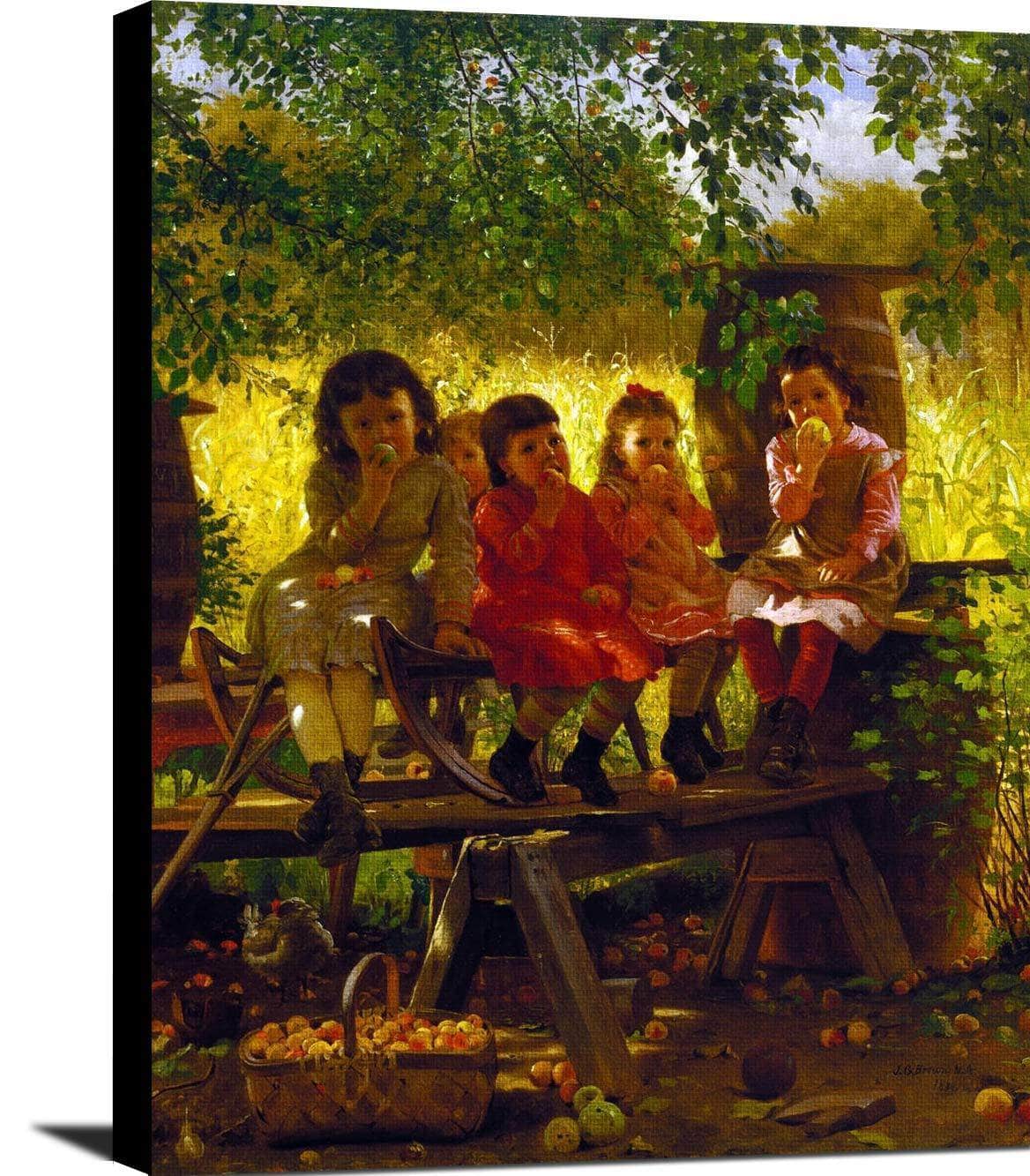 The Cider Mill Painting John George Brown Canvas Art - Image 2