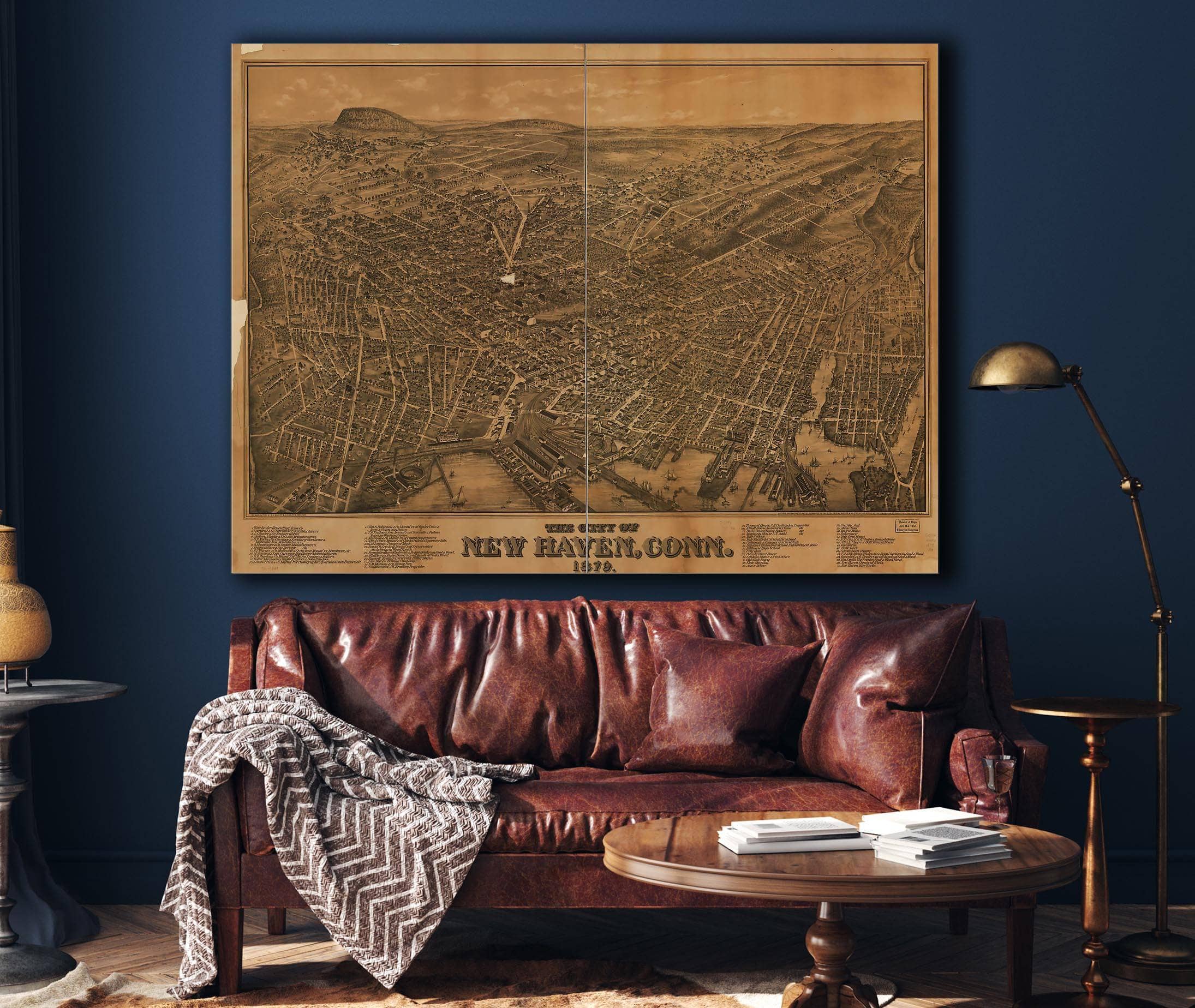 The City Of New Haven Conn 1879 State of Connecticut - Image 4